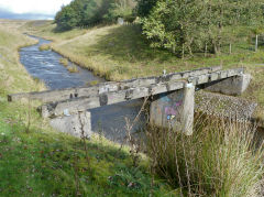 Below Blaen-y-Cwm Reservoir, Brynmawr, October 2012